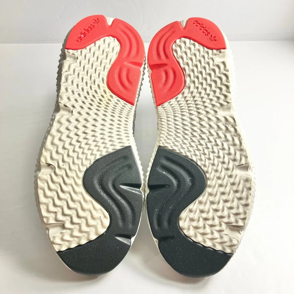 Adidas Prophere Shoes Men's Size 10 Running Sneakers Gray White Solar Red CQ3023